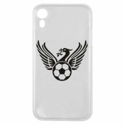 Чехол для iPhone XR Liverpool and soccer ball - PrintSalon