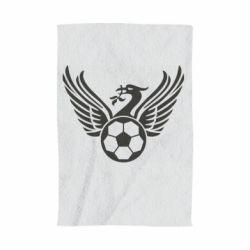Полотенце с принтом Liverpool and soccer ball - PrintSalon