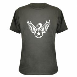 Камуфляжная футболка Liverpool and soccer ball - PrintSalon
