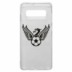 Чехол для Samsung S10+ Liverpool and soccer ball - PrintSalon