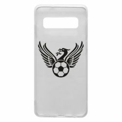 Чехол для Samsung S10 Liverpool and soccer ball - PrintSalon