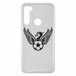 Чохол для Xiaomi Redmi Note 8 Liverpool and soccer ball-PrintSalon Чохол для Xiaomi Redmi Note 8 Liverpool and soccer ball