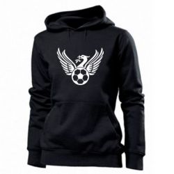 Худі жіноче Liverpool and soccer ball