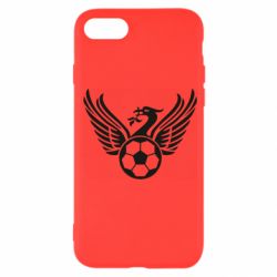 Чехол для iPhone SE 2020 Liverpool and soccer ball - PrintSalon