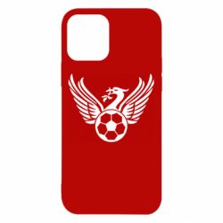 Чехол для iPhone 12 Liverpool and soccer ball - PrintSalon