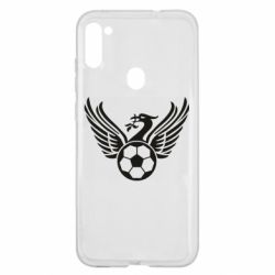 Чехол для Samsung A11/M11 Liverpool and soccer ball - PrintSalon