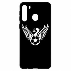 Чехол для Samsung A21 Liverpool and soccer ball