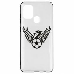 Чехол для Samsung A21s Liverpool and soccer ball - PrintSalon