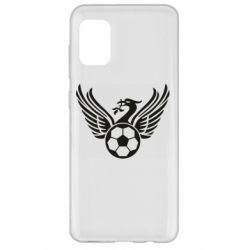 Чехол для Samsung A31 Liverpool and soccer ball - PrintSalon