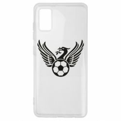 Чехол для Samsung A41 Liverpool and soccer ball - PrintSalon