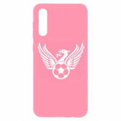 Чехол для Samsung A50 Liverpool and soccer ball - PrintSalon