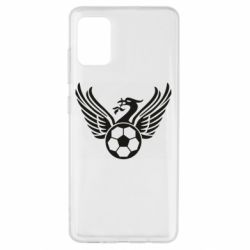 Чехол для Samsung A51 Liverpool and soccer ball - PrintSalon