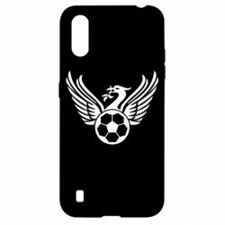 Чехол для Samsung A01/M01 Liverpool and soccer ball