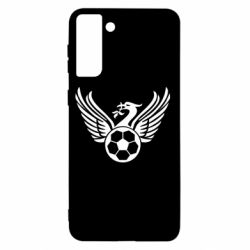 Чехол для Samsung S21+ Liverpool and soccer ball - PrintSalon