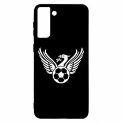 Чехол для Samsung S21 Ultra Liverpool and soccer ball - PrintSalon