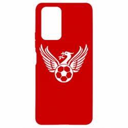 Чехол для Xiaomi Redmi Note 10 Pro Liverpool and soccer ball - PrintSalon