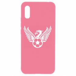 Чехол для Xiaomi Redmi 9a Liverpool and soccer ball - PrintSalon