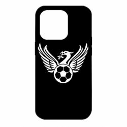 Чехол для iPhone 14 Pro Liverpool and soccer ball - PrintSalon