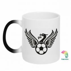 Чашка-хамелеон Liverpool and soccer ball - PrintSalon