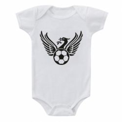 Детский бодик Liverpool and soccer ball - PrintSalon