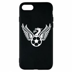 Чехол для iPhone 8 Liverpool and soccer ball - PrintSalon