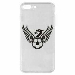 Чехол для iPhone 8 Plus Liverpool and soccer ball - PrintSalon