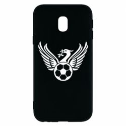 Чехол для Samsung J3 2017 Liverpool and soccer ball - PrintSalon
