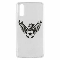 Чохол для Huawei P20 Liverpool and soccer ball-PrintSalon Чохол для Huawei P20 Liverpool and soccer ball