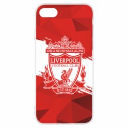 Чехол для iPhone 7 Liverpool low poly red - PrintSalon