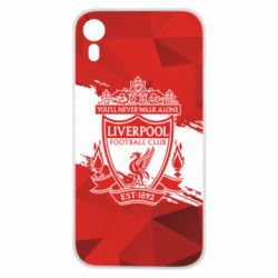 Чехол для iPhone XR Liverpool low poly red - PrintSalon