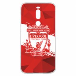 Чехол для Meizu X8 Liverpool low poly red - PrintSalon
