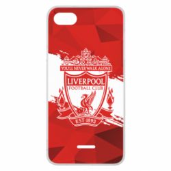 Чехол для Xiaomi Redmi 6A Liverpool low poly red - PrintSalon