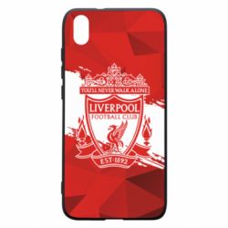 Чехол для Xiaomi Redmi 7A Liverpool low poly red - PrintSalon