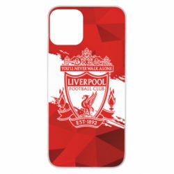 Чехол для iPhone 11 Liverpool low poly red - PrintSalon