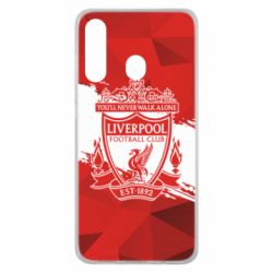 Чехол для Samsung M40 Liverpool low poly red - PrintSalon
