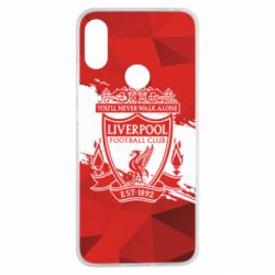 Чехол для Xiaomi Redmi Note 7 Liverpool low poly red - PrintSalon