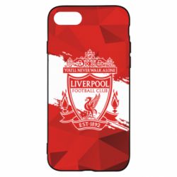 Чехол для iPhone SE 2020 Liverpool low poly red - PrintSalon