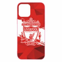 Чехол для iPhone 12 Liverpool low poly red - PrintSalon