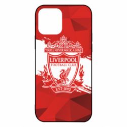 Чехол для iPhone 12 Pro Liverpool low poly red - PrintSalon