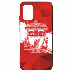 Чехол для Samsung A02s/M02s Liverpool low poly red - PrintSalon