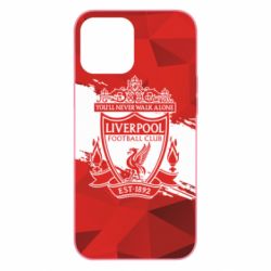 Чехол для iPhone 12 Pro Max Liverpool low poly red - PrintSalon