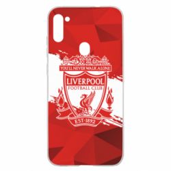 Чехол для Samsung A11/M11 Liverpool low poly red - PrintSalon