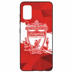 Чехол для Samsung A41 Liverpool low poly red - PrintSalon