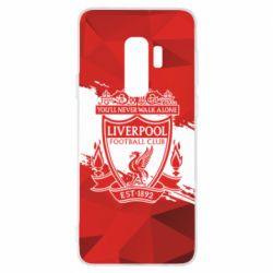Чехол для Samsung S9+ Liverpool low poly red - PrintSalon