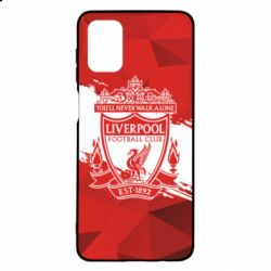 Чехол для Samsung M51 Liverpool low poly red - PrintSalon