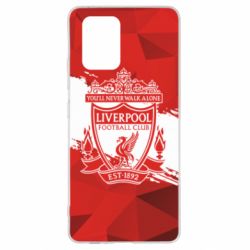 Чехол для Samsung S10 Lite Liverpool low poly red - PrintSalon