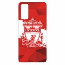 Чехол для Samsung S20 FE Liverpool low poly red - PrintSalon