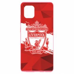 Чехол для Samsung Note 10 Lite Liverpool low poly red - PrintSalon