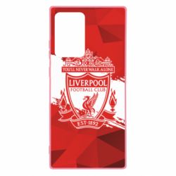 Чехол для Samsung Note 20 Ultra Liverpool low poly red - PrintSalon