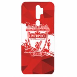 Чехол для Oppo A5/A9 2020 Liverpool low poly red - PrintSalon